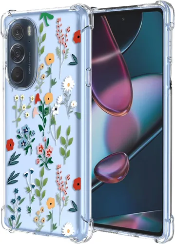 Miniatura 26 de Funda para Moto G Stylus 2021 4G Clear Flower Funda de teléfono TPU suave a prueba de golpes, antiarañazos, funda protectora para Motorola G Stylus