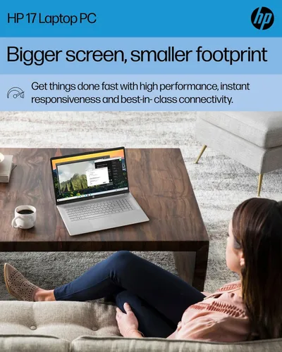 Miniatura 2 de HP Portátil de 17,3 pulgadas, Intel Core i5-1135G7 de 11ª generación, gráficos Intel Iris Xe, 8 GB de RAM, SSD de 512 GB, Windows 11 Home