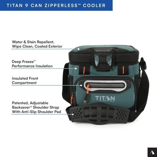 Miniatura 3 de Titan by Arctic Zone Deep Freeze Cooler - Enfriador de cuerpo duro sin cremallera, aislamiento de congelación profunda, forro de cuerpo duro