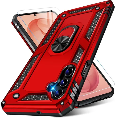 Miniatura 67 de Vaki Funda para Samsung Galaxy S22 5G con protector de pantalla integrado de grado militar, cubierta dura y resistente, funda resistente para Galaxy