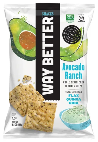 Miniatura 20 de Way Better Snacks Chips de tortilla, batata, 5.5 onzas