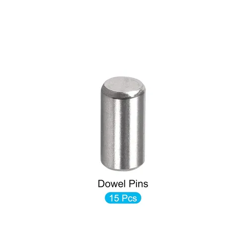 Miniatura 5 de METALLIXITY Pasador de clavija (0.197 x 0.394 in), 15 unidades, clavijas de soporte de estante de acero inoxidable 304, elementos de sujeción