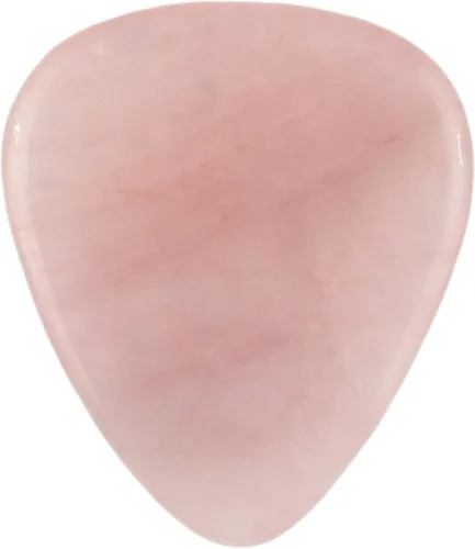 Miniatura 50 de Púa de guitarra o bajo de Obsidiana de Caoba en vidrio volcánico - 3.0 mm de calibre ultra pesado - Forma 351 - Púa exótica artesanal de gema