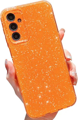 Miniatura 54 de MINSCOSE Funda compatible con Samsung Galaxy A14 5G, bonita funda delgada con purpurina fina, a prueba de golpes, de TPU para mujeres y niñas