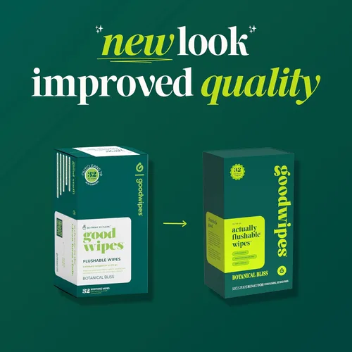 Miniatura 4 de Goodwipes - Toallitas lavables individualmente envueltas para adultos en movimiento - Toallitas mini portátiles - Esenciales de viaje - Seguras