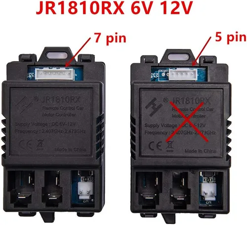 Miniatura 4 de JR1810RX 7 Pin coche eléctrico para niños 2.4G Bluetooth Control remoto y receptor kit controlador caja de control accesorios para piezas de repuesto