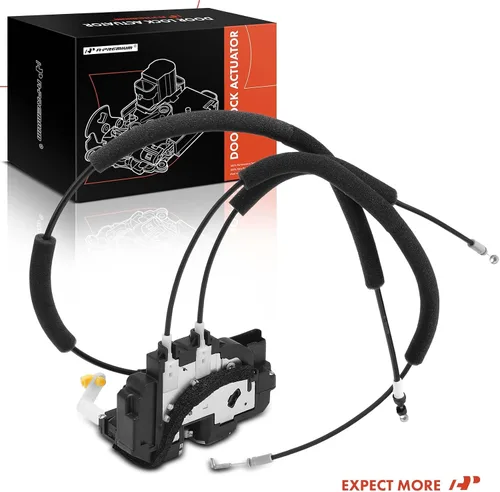 Miniatura 8 de A-Premium Actuador de bloqueo de puerta compatible con vehículos Nissan, Titan 2005-2012, camioneta de cabina extendida, sin cerraduras eléctricas