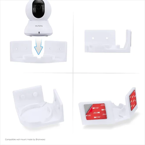 Miniatura 7 de Soporte de pared de esquina para cámara de seguridad Blurams A31 2K, soporte adhesivo para cámara de seguridad, reduce los puntos ciegos