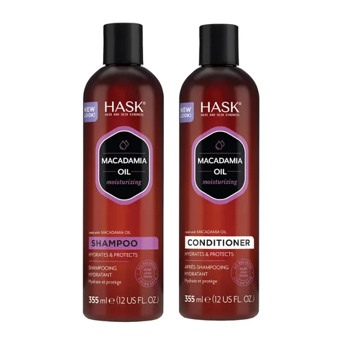 Miniatura 11 de HASK Juego de champú vigorizante de aceite de árbol de té y romero + acondicionador Refresca el cuero cabelludo, calma, sin sulfatos, sin