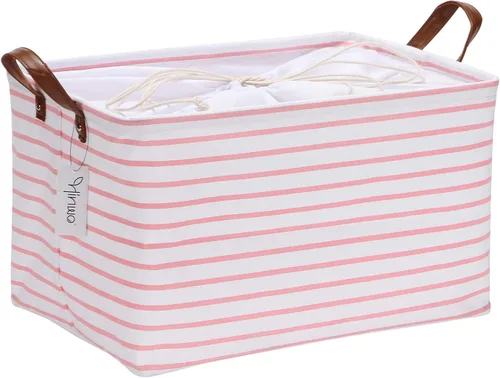 Miniatura 31 de Hinwo 31L Bolsas de almacenamiento grandes, organizadores de armario y almacenamiento, cestas de estante, cestas de almacenamiento plegables