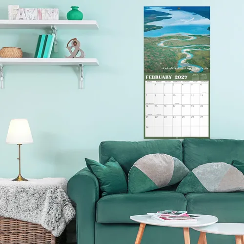 Miniatura 2 de Calendario 2026-2027 - julio 2026 - diciembre 2027, calendario de pared, calendario de 26-27, 12 x 24 pulgadas (abierto), calendarios de pared