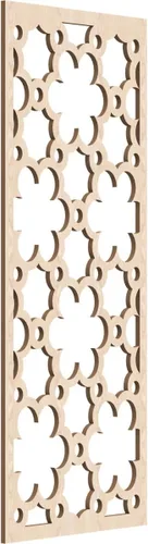 Miniatura 19 de Ekena Millwork WALW14X35X0250STGRO Southgate - Paneles de pared decorativos de madera con calado, 13 3/8 pulgadas de ancho x 34 3/8 pulgadas de rojo