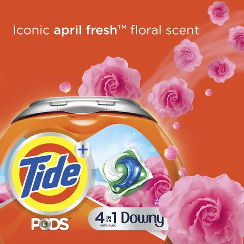 Miniatura 4 de Tide PODS con detergente líquido Downy, April Fresh, 12