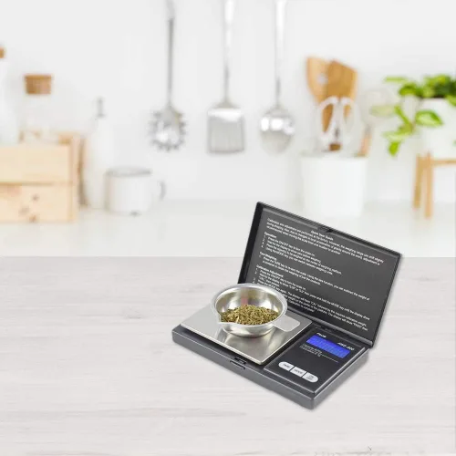 Miniatura 2 de American Weigh Scales Balanza de bolsillo digital 600 g x 0,1 g con pantalla LCD Gramo, onza, quilate, grano para monedas, joyas, piedras preciosas