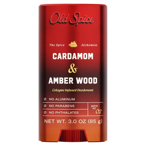 Old Spice The Spice Alchemist Collection, desodorante sin aluminio para hombres, aroma infundido de colonia 24/7, fórmula sin intercambio, libre de