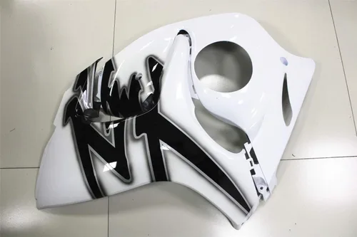 Miniatura 4 de Carenado completo blanco negro para Suzuki 2008-2019 GSXR 1300 Hayabusa Gen2 inyección ABS plástico Carrocería juego de carrocería del mercado de 12