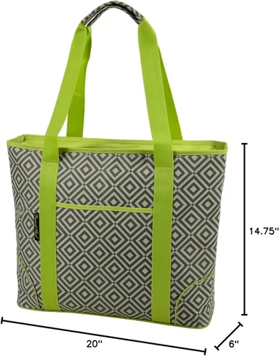 Miniatura 2 de Bolsa grande con aislamiento de la marca Picnic at Ascot, talla única , verde, gris (Granite Grey/Green)