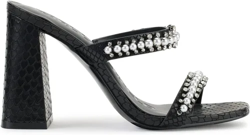 Miniatura 5 de Karl Lagerfeld Paris Women's Rayan Embellished Block Heel Sandal Heeled