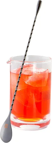 Miniatura 10 de Restaurantware Bar Lux - Cuchara de barra de 12 pulgadas, 1 cuchara agitadora de cóctel con mango de sacacorchos, cuchara mezcladora larga de acero