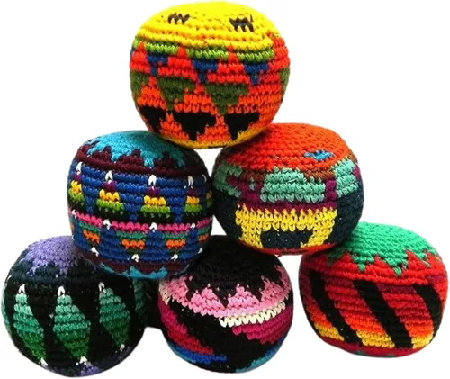 Miniatura 7 de Mia Jewel Shop Spirit of Nature - Footbag Sack for Kick Ball Assorted Foot Bag Crochet Hacky for Adults Juggling Balls for Beginners