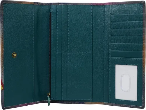 Miniatura 3 de Anna by Anuschka Cartera de cuero genuino pintada a mano para mujer