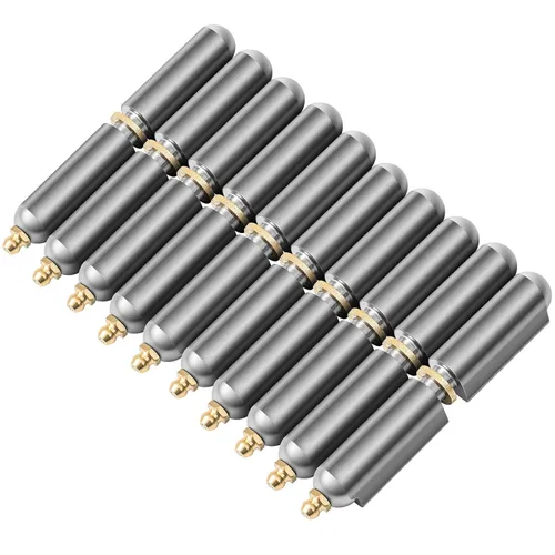 Miniatura 9 de Zonon 10 Piezas Bisagras de Barril Soldables de Acero al Carbono de 3 Pulgadas para Barbacoa Ahumador Bala Soldable Bisagra de Bala Bisagras de Zerk