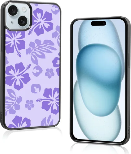 Miniatura 69 de FANXI Funda de teléfono de hibisco azul compatible con iPhone 11 de 6.1 pulgadas, funda protectora a prueba de golpes de TPU con bonita flor azul