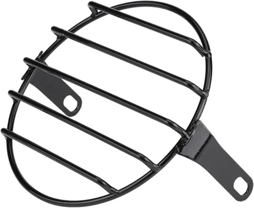 Parrilla para faros delanteros de motocicleta, 65 pulgadas, montaje lateral, cubierta redonda, ajuste directo para Cruiser Chopper Bobber Custom