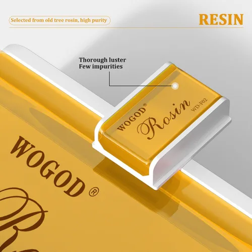 Miniatura 3 de WOGOD Juego de colofonia profesional (50 piezas) - para violín/viola/violonchelo/contrabajo/erhu Antideslizante, tono rico, bajo polvo, duradero