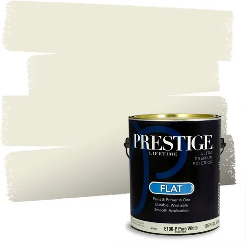 Miniatura 246 de PRESTIGE Paints Exterior Paint and Primer In One, 1-Gallon, Satin, Comparable Match of Benjamin Moore* Royal Linen* 931BM-PCM