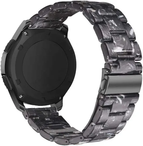 Correa de resina compatible con Samsung Galaxy Watch 7/FE/6/5/4 1.732 in/1.575 in, Classic 6 1.850 in/1.693 in, 5 Pro 1.772 in, 4 Classic 1.811