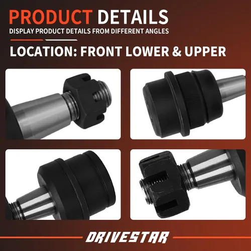 Miniatura 2 de Kit de suspensión delantera, ensamblaje de rótulas superiores e inferiores, para Jeep Wrangler 2007-2017/para Cherokee 1999-2004, K3134 K3185, 4