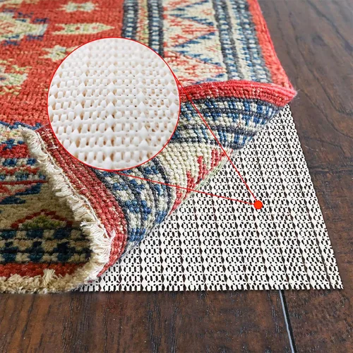 Alfombrilla antideslizante de 2 x 8 para suelos de madera dura, mantiene tus alfombras seguras y en su lugar