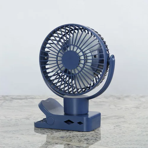 Miniatura 5 de Limitless Breezie - Ventilador portátil con luz LED y banco de energía de 8,000 mAh (azul marino)
