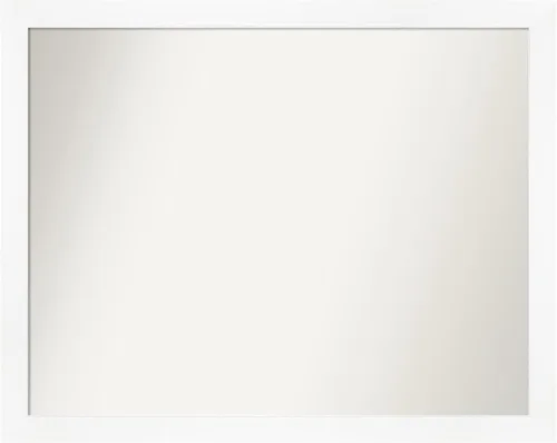 Miniatura 176 de Amanti Art Espejo de baño blanco para sobre el fregadero, 24 x 24 pulgadas, hecho a medida, espejo de tocador cuadrado blanco estrecho, marco