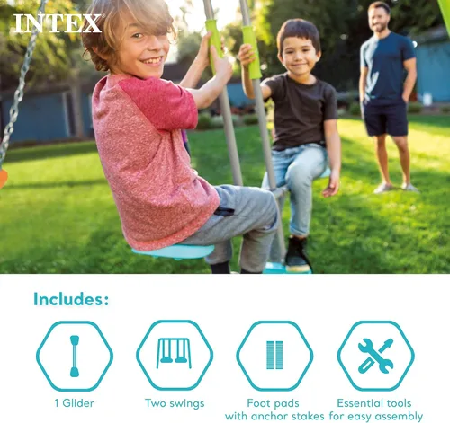 Miniatura 2 de INTEX Juego de columpios resistente para patio trasero