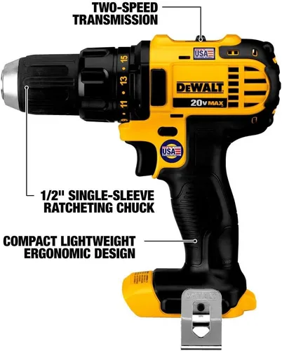 Miniatura 2 de DEWALT Kit combinado de 20 V MAX, kit combinado de herramientas eléctricas, compacto de 6 herramientas (DCK620D2)