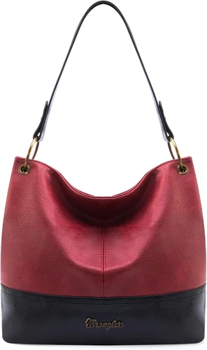 Miniatura 31 de Wrangler Hobo - Bolsas para mujer de cuero vegano con asa superior, bolsos de hombro y bolsos
