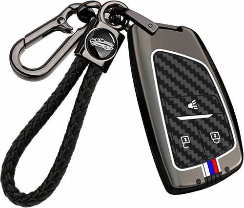 Funda para llave de coche para Chevy Silverado Suburban Tahoe Equinox Traverse GMC Terrain Yukon Denali Acadia Buick Envision 2021-2025 Marco de