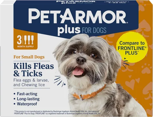 Miniatura 25 de petarmor Plus & de pulgas Tick Tratamiento para gatos, más de 1,5 kg, 3 ct