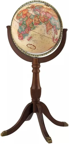 Replogle Globes 22716 Sherbrooke II Globe, grande, blanco roto