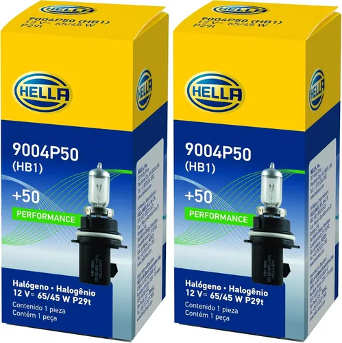 Miniatura 6 de HELLA 9004 - Kit de ampolla doble de 2.0 TB de alto rendimiento, 12 V, 65/45 W, paquete de 2