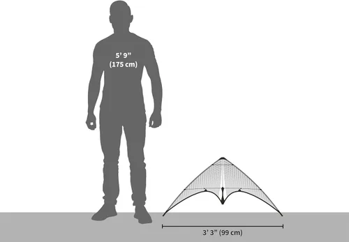 Miniatura 2 de Prism Kite Technology Neutrino - A Fast and Responsive Kite to Test Your Reflexes Naranja