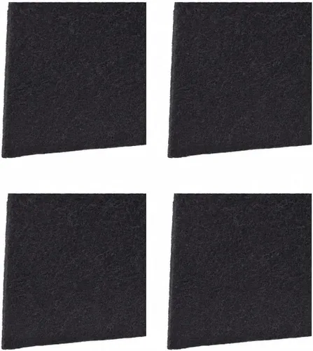 CFS Hojas de filtro de carbono de carbón de alta calidad de 12 x 12 pulgadas para purificadores de aire, campanas de ventilación, aspiradoras,