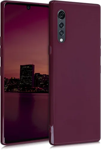 Miniatura 9 de kwmobile Funda compatible con LG Velvet Case - Funda protectora de silicona TPU suave y delgada - Negro mate