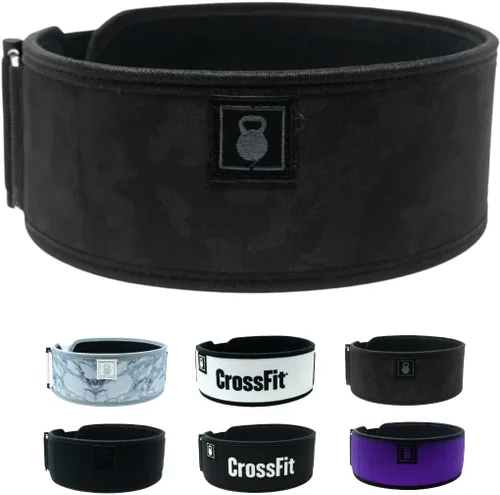 Miniatura 7 de 2POOD Cinturón de levantamiento de pesas de 4" Cinturón de levantamiento de pesas CrossFit® 4 pulgadas de ancho y construido para soporte