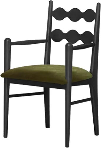 Miniatura 42 de Sillas de comedor tapizadas, silla de cocina con respaldo, silla de sala de estar con brazos versátil asiento de comedor de granja, sillas