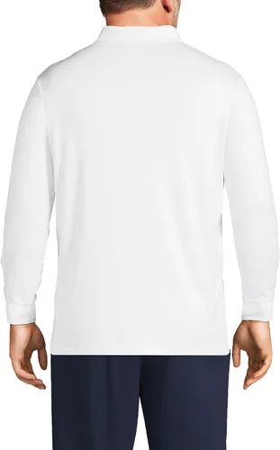 Miniatura 2 de Lands' End - Camisa polo muy suave de manga larga para hombre