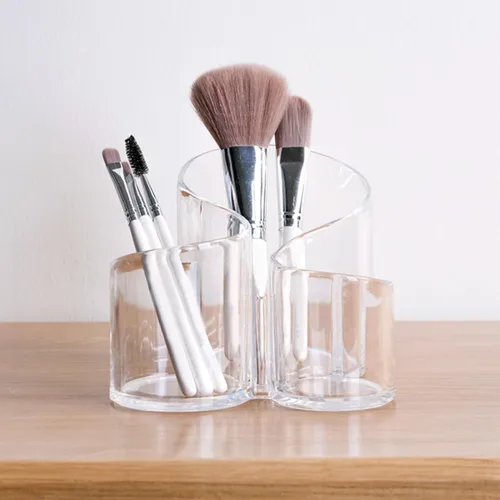Miniatura 7 de Beavorty Caja de almacenamiento de cosméticos Caja de almacenamiento de acrílico Contenedores de maquillaje Contenedor transparente Organizador