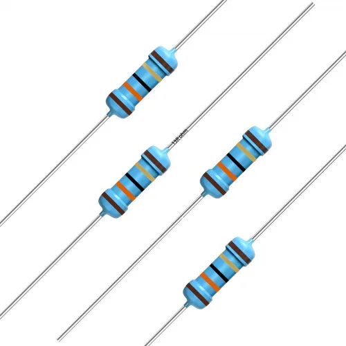 Miniatura 105 de California JOS 100 unidades de resistencia de 0.12 ohmios 1/4w (0.25 W) Resistencia fija de película metálica de tolerancia ±1%, más de 189 valores